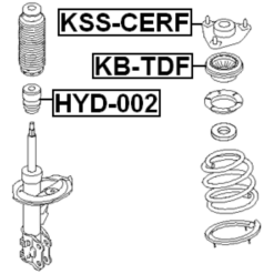 Alternative view of FRONT SHOCK ABSORBER BEARING