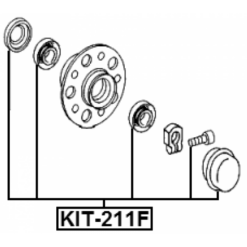 Alternative view of FRONT WHEEL BEARING REPAIR KIT