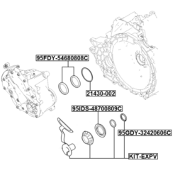 Alternative view of OIL SEAL TRANSAXLE CASE REPAIR KIT 30.5X42.2X6X6.3
