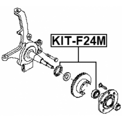 Alternative view of WHEEL BEARING REPAIR KIT 35X72X23X19