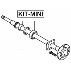 Alternative view of REPAIR KIT, BALL BEARING REAR AXLE SHAFT 35X72X22