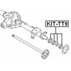 Alternative view of REAR AXLE SHAFT BEARING KIT