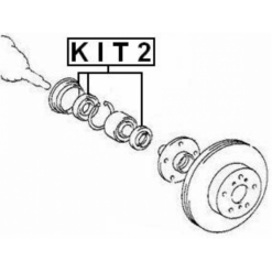 Alternative view of HUB OIL SEAL REPAIR KIT 50.4X68.05X7.6X12.8