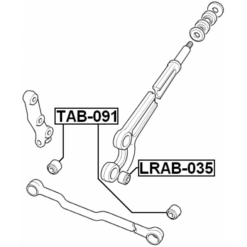 Alternative view of FRONT ARM BUSHING