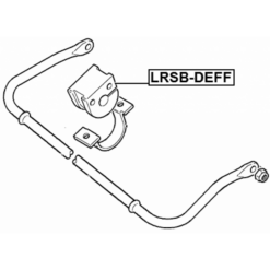 Alternative view of FRONT STABILIZER BAR BUSH D23