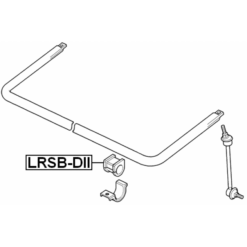 Alternative view of STABILIZER BAR BUSH D35