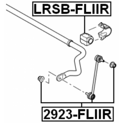 Alternative view of REAR STABILIZER BAR BUSH D20.5