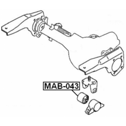 Alternative view of FRONT DIFFERENTIAL MOUNT BUSHING