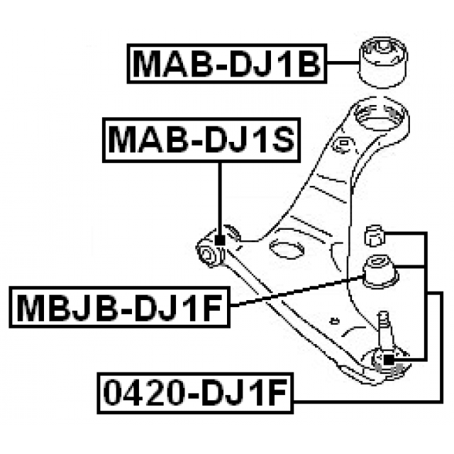 LOWER CONTROL ARM BALL JOINT BOOT 41.5X33X19.3 - Image 2