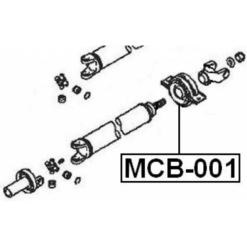Alternative view of DRIVE SHAFT BEARING