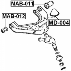 Alternative view of FRONT SHOCK ABSORBER JOUNCE BUMPER