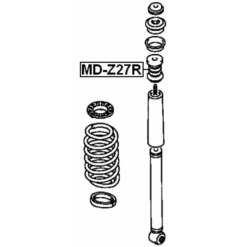 Alternative view of REAR SHOCK ABSORBER JOUNCE BUMPER