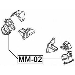 Alternative view of FRONT ENGINE MOUNT