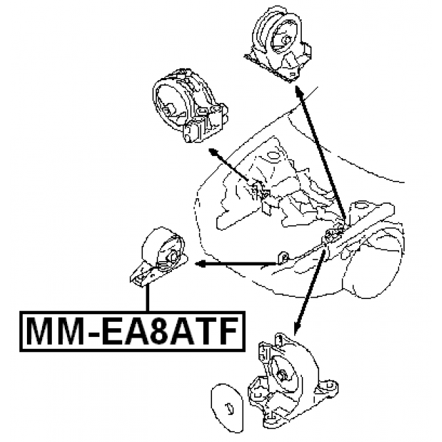 FRONT ENGINE MOUNT AT - Image 2