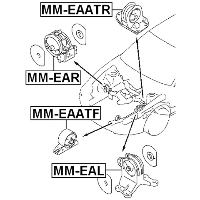 RIGHT ENGINE MOUNT (HYDRO) - Image 2