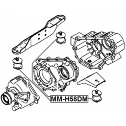 Alternative view of REAR DIFFERENTIAL MOUNT
