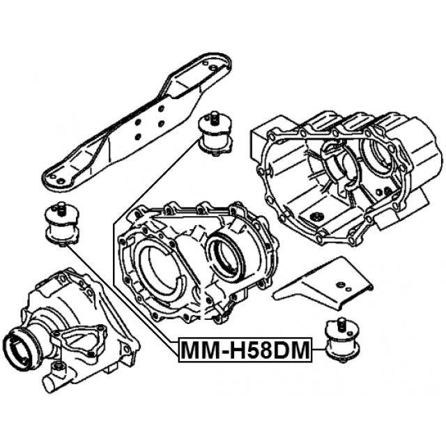 REAR DIFFERENTIAL MOUNT - Image 2