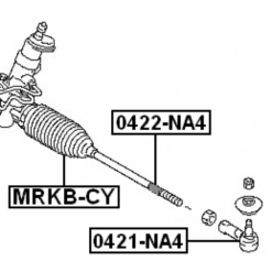 Alternative view of STEERING GEAR BOOT