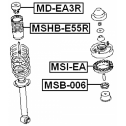 Alternative view of REAR SHOCK ABSORBER BUSHING