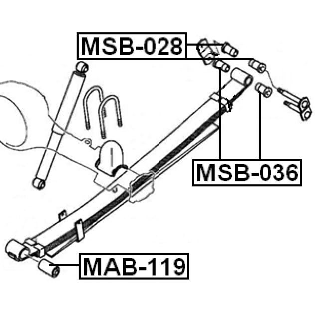 REAR SPRING BUSHING - Image 2