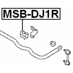 Alternative view of REAR STABILIZER BAR BUSH D19