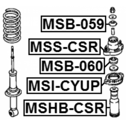 Alternative view of REAR SPRING UPPER SEAT