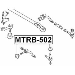 Alternative view of TIE ROD END BOOT 31.8X27X14.75