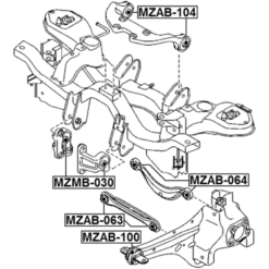Alternative view of DIFFERENTIAL MOUNT BUSHING