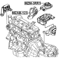 Alternative view of REAR ENGINE MOUNT BUSHING