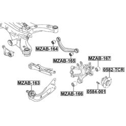 Alternative view of REAR ROD BUSHING