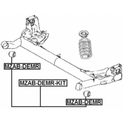 Alternative view of REAR CROSSMEMBER BUSHING KIT
