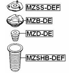 Alternative view of FRONT SHOCK ABSORBER BEARING