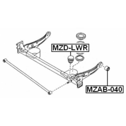 Alternative view of REAR SHOCK ABSORBER JOUNCE BUMPER