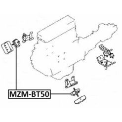 Alternative view of FRONT ENGINE MOUNT