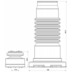 Alternative view of BOOT WITH JOUNCE BUMPER FRONT SHOCK ABSORBER KIT