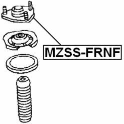 Alternative view of FRONT SHOCK ABSORBER MOUNTING
