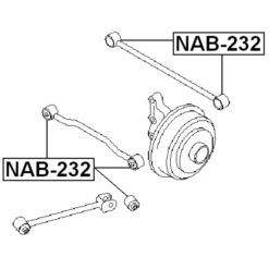 Alternative view of REAR TRANSVERSE ROD BUSHING