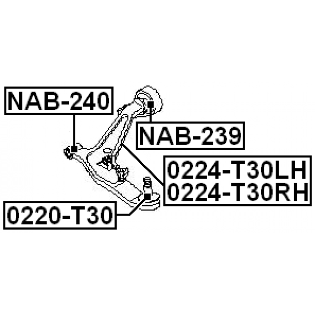 FRONT BUSHING, FRONT CONTROL ARM - Image 2
