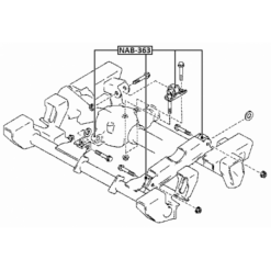 Alternative view of DIFFERENTIAL MOUNT BUSHING
