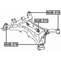 Alternative view of REAR CROSSMEMBER BUSHING