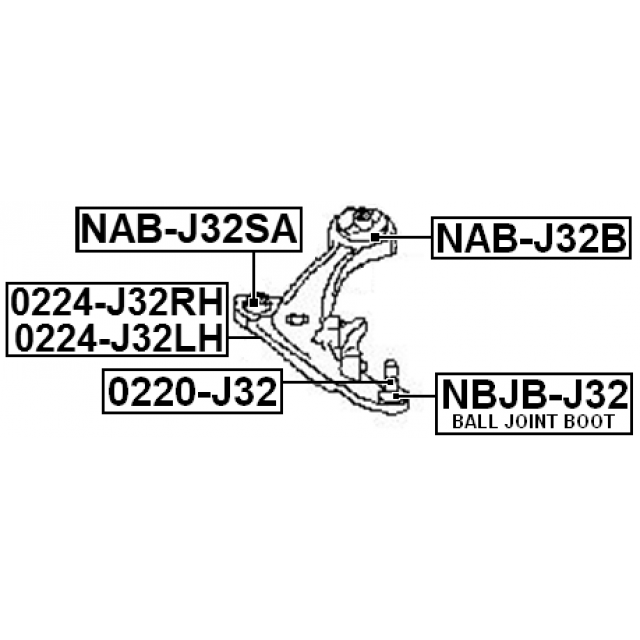 FRONT BUSHING, FRONT CONTROL ARM - Image 2