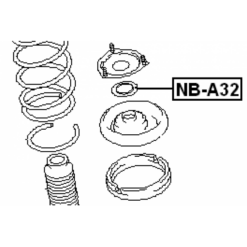Alternative view of FRONT SHOCK ABSORBER BEARING