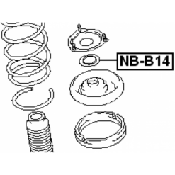 Alternative view of FRONT SHOCK ABSORBER BEARING