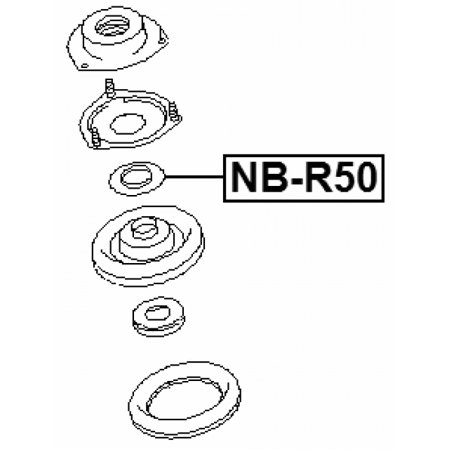 FRONT SHOCK ABSORBER BEARING - Image 2