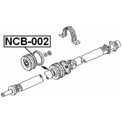 Alternative view of DRIVE SHAFT BEARING