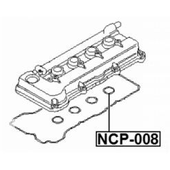 Alternative view of SEAL RING, SPARK PLUG TUBE