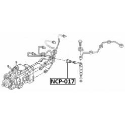 Alternative view of INJECTOR OIL SEAL