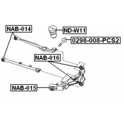 Alternative view of REAR SHOCK ABSORBER JOUNCE BUMPER