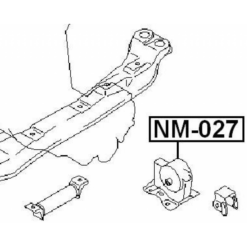 Alternative view of LEFT ENGINE MOUNT MT