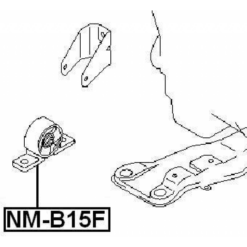 Alternative view of FRONT ENGINE MOUNT